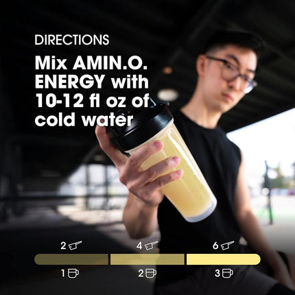 OPTIMUM NUTRITION Amino Energy + Électrolytes en Poudre, Saveur Ananas, 285g, 30 Portions