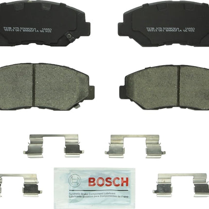 BOSCH BC914 QuietCast Premium Ceramic Disc Brake Pad Set - Compatible with Select Acura ILX; Honda Accord, Civic, CR-V, Element, Fit; FRONT