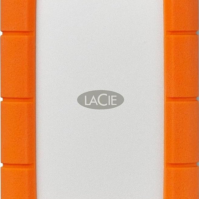 LaCie Rugged USB-C 5TB External Hard Drive Portable HDD – USB 3.0, Drop Shock Dust Rain Resistant Shuttle Drive, for Mac and PC Computer Desktop Workstation Laptop, 1 Month Adobe CC (STFR5000800)
