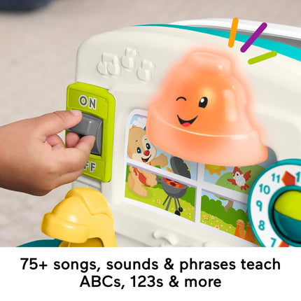 Fisher-Price Baby & Toddler Toy Laugh & Learn Learning Kitchen Playset with Music Lights & 5 Play Pieces for Kids Ages 6+ Months