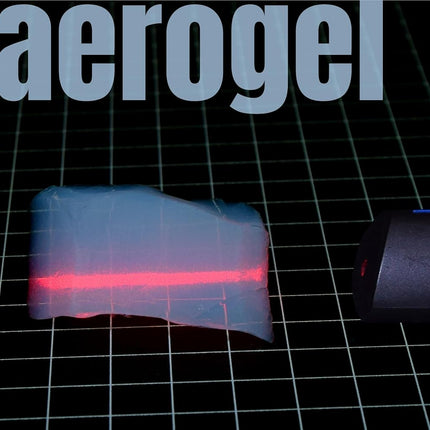 50ml Aerogel Blocks Silica Aerogel Granule Size 5-50mm Frozen Smoke NASA High-Tech Material for Insulation Education