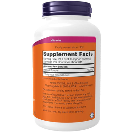 NOW Foods Inositol Powder - 8 oz.