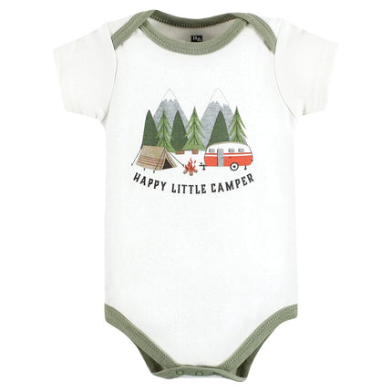 Bodysuits de algodón para bebé Hudson Baby, Little Camper, 12-18 meses