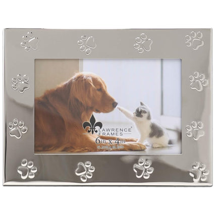 Lawrence Frames - 567064 Classic Bead Picture Frame, 6x4, Silver