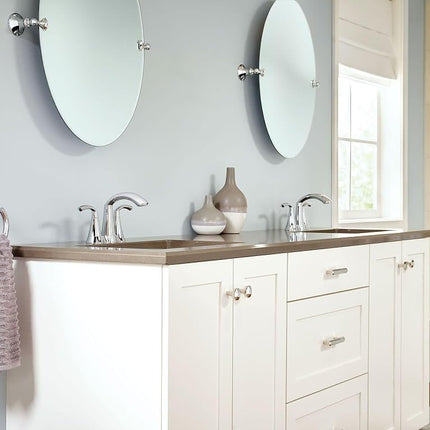 Moen Glyde Two-Handle High Arc Bathroom Faucet, Chrome (6172)
