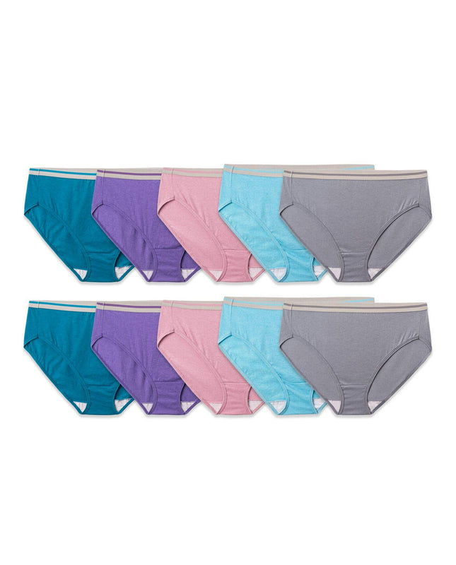Fruit of the Loom Women's Fit Heather Cotton Hi-Cu
