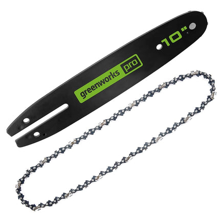 Greenworks 10" Replacement Pole Saw Bar and Chain 