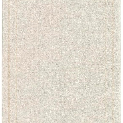 Alfombra de área Nourison Essentials para interior/exterior, marfil/oro, 0.91 m x 1.52 m, fácil de limpiar, no suelta pelo, para dormitorio, sala de estar, comedor, cocina (3x5)