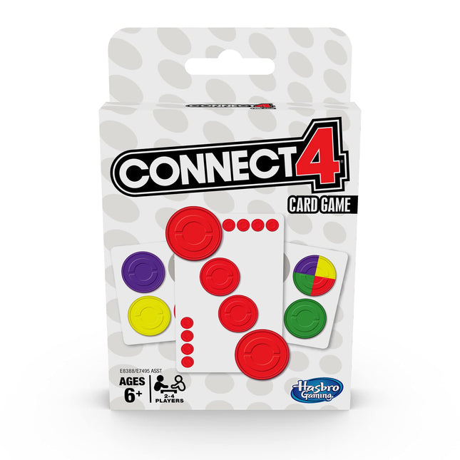 Hasbro Gaming Connect 4 Card Game for Kids Ages 6 