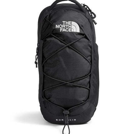 THE NORTH FACE Borealis SIing Bag | Crossbody Adjustable Strap, Water Repellent Finish, Multiple Compartments, Tablet Sleeve, Gardenia White/Tnf Black, One Size, Borealis Sling Bag