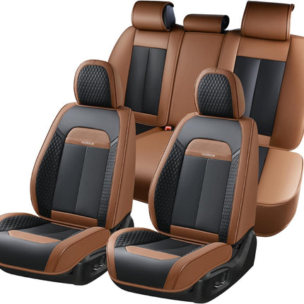 FLORICH Leather Car Seat Covers Full Set, Breathab