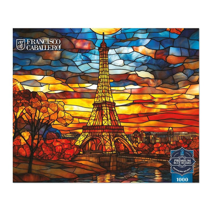 Ceaco - Sapphire Select - Francisco Caballero - Parisian Dream - 1000 Piece Jigsaw Puzzle – Challenging & Fun – Blue Core Puzzle Board – Giftable Display Box - Full Size Poster Included