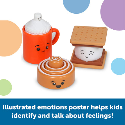 Learning Resources S'mores Break!TM Sensory Fidget Activity Set, Social Emotional Learning, Calming Toys, SEL Skills, Ages 3+,19 Pieces