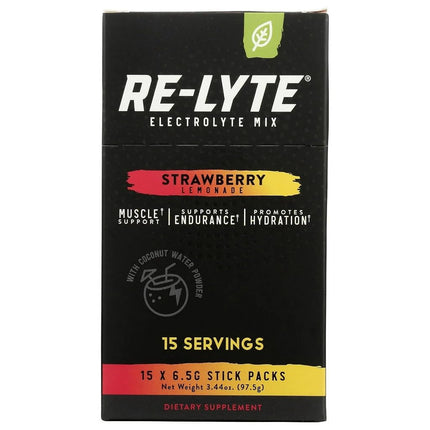 RELYTE Re-lyte Electrolyte Drink Mix Strawberry Le