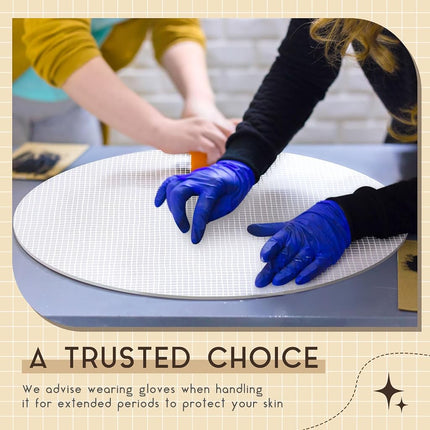 Teenyyou 12" x 120" Mosaic Mesh for Back Mounted Tile Fiberglass Mosaic Mesh Backing Boast for Tile Installation Supplies Tools(Non Sticky)
