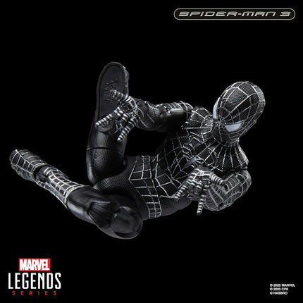 Marvel Legends Series Spider-Man, Spider-Man 3 Collectible 6 Inch Action Figure with Spider-Man Symbiote Accessories