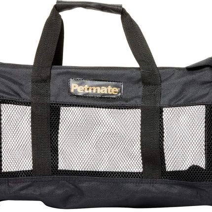 Petmate Soft-Sided Kennel Cab Pet Carrier,Black,Up to 10lbs, 17 X 10 X 10 (21329)