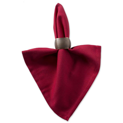 DII Variegated Tabletop Collection, Napkin Set, 20x20, Tango Red, 6 Piece
