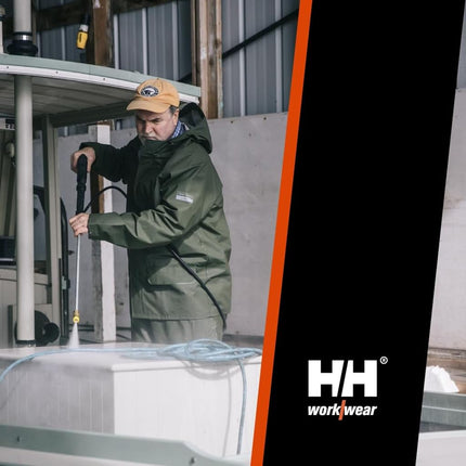 Peto de trabajo Helly Hansen para hombre Mandal – Peto de lluvia impermeable de alta resistencia para el trabajo