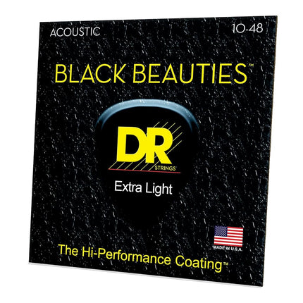 Dr A EXBK BKA-10 Extra Black Beauties Lite String