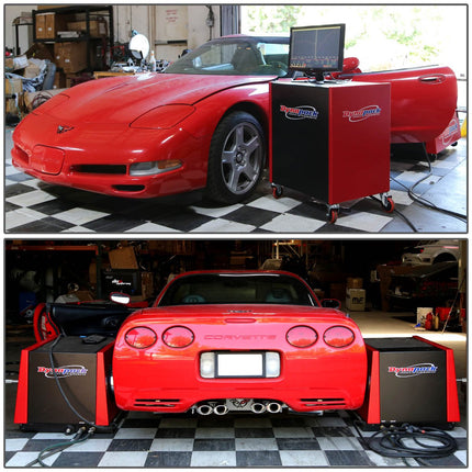 DNA MOTORING CBE-CC97-57L-T8 Système d'échappement Cat Back en acier inoxydable [Compatible avec Chevy Corvette V8 5.7L 97-04]