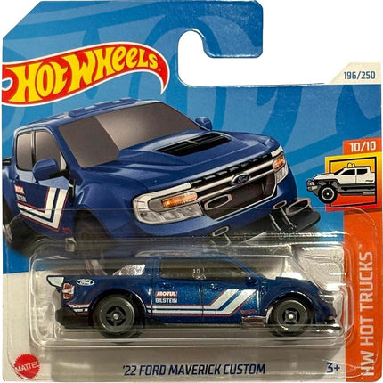 Hot Wheels '22 Ford Maverick Custom Blue - HW Hot 