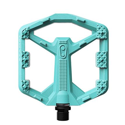 Crankbrothers Stamp 0 MTB Pedals, Turquoise, Size Small