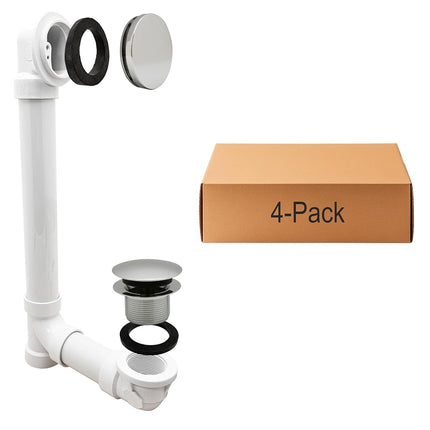 Westbrass 493244H-4-05 12" & 4" Bath Waste & Overf
