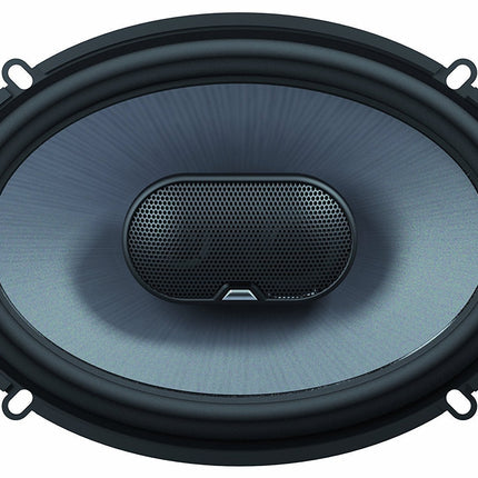 JBL GTO 938 Altavoces coaxiales de 3 vías para coche (6 x 22,9 CM (9 pulgadas) 300 vatios, 94 dB) Par, Negro