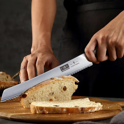 HOSHANHO Bread Knife 10 inch, Ultra Sharp Japanese Serrated Bread Knife