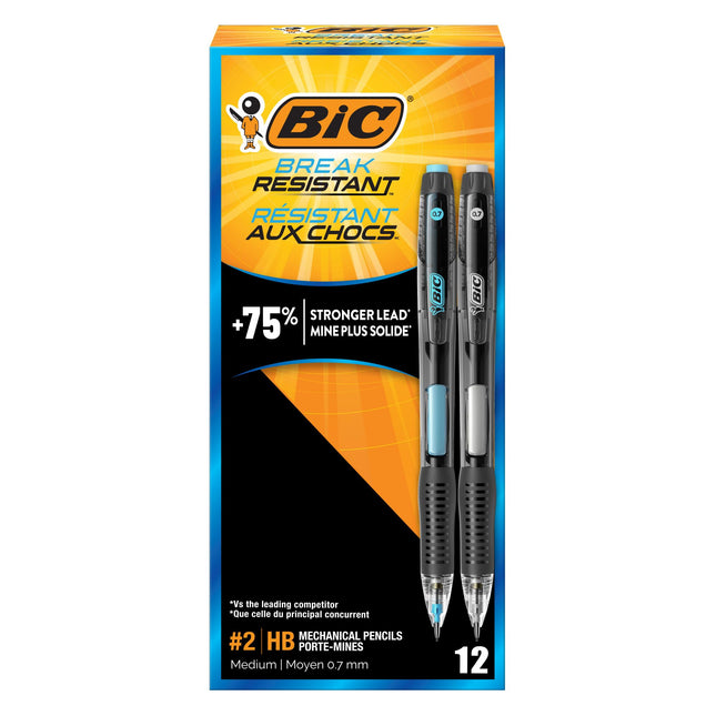 BIC Break-Resistant Mechanical Pencils with Eraser