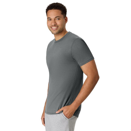 Hanes Men's Originals Lightweight, Crewneck T-Shirts, Tri-Blend Tee, Tall Sizes, Slate Triblend, Medium