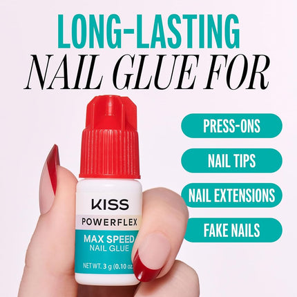 KISS Nail Glue Cyanoacrylate Liquid Nail Glue Glue Nail Clear