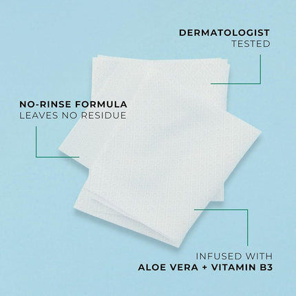 Pond's Vitamin Micelar Wet Wipes for Dry Skin Moisturising Aloe Vera Removes Makeup Waterproof 25 Wipes