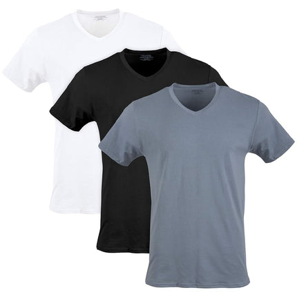 Gildan Men's Cotton Stretch T-Shirts, Multipack, W