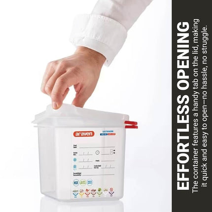 araven, 03034, Contenant alimentaire hermétique, 10,5 litres, sans BPA