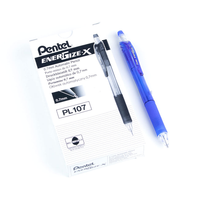 EnerGize X Mechanical Pencil, 0.7 mm, Blue Barrel,
