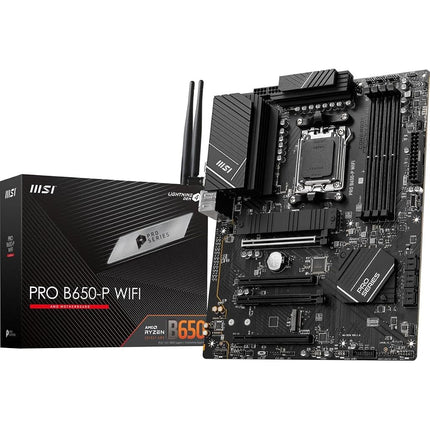 MSI PRO B650-P WiFi Motherboard, Micro-ATX - Suppo