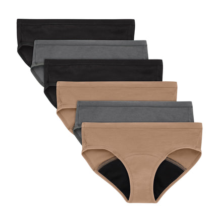 Hanes Girl's Comfort, Period. Boyshort & Hipster P