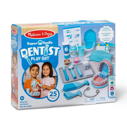 Melissa & Doug Super Smile Dentist Kit | Role Play Toys for Kids, Doctor Set for Children | Age 3+