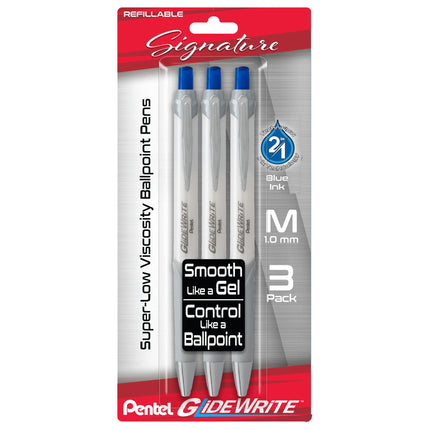 Pentel Glidewrite Signature Ballpoint Pen, (1.0mm)