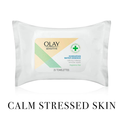 Olay Sensitive Hungarian Water Essence Calming Makeup Remover Wipes - 25ct, 25count