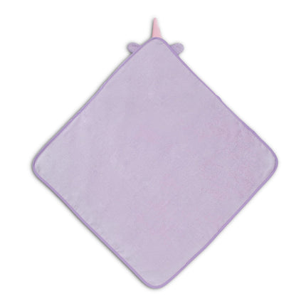 Delta Children Serviette de Bain à Capuche Bébé/Nourrisson - Ultra Douce et Absorbante - Essentiel Nouveau-né - Cadeau Idéal pour Liste de Naissance/Douche de Bébé pour Garçons et Filles, Licorne Mauve Clair