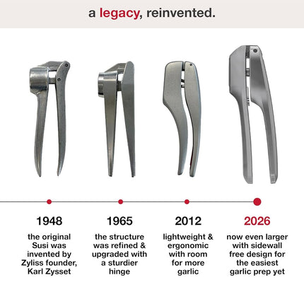 Zyliss Susi 4 Garlic Press | PFAS-Free Coating, Easy Clean, Durable