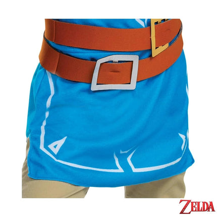 Disguise Official Legend of Zelda Costume Kids, Link Costume Kids Breath of the Wild Costume, Nintendo Costume Fancy Dress Up Outfit for Children World Book Day Costumes for Boys Medium
