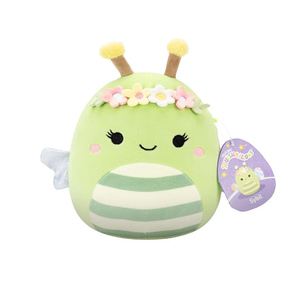 Squishmallows Original 14in Sybil The Green Bee with Flower Crown – Official Jazwares Plush (Large)
