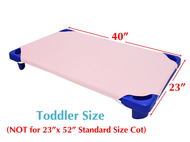 Drap de lit de camp en percale de coton 100 % naturel pour tout-petit de American Baby Company, rose, 23 x 40 pouces, doux et respirant, pour filles