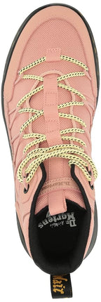 Dr. Martens Women's Combs W 6 Tie Boot Fashion, Peach Beige Extra Tough 50/50, 5