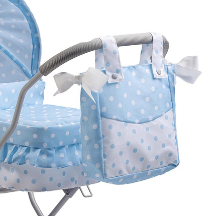 JC Toys | Berenguer Boutique | Royal Pram in Blue | Ages 3+