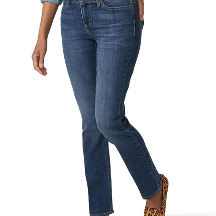 Lee Women's Regular Fit Straight Jeans, Seattle, 38